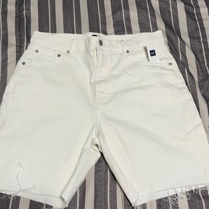 White Demin shorts